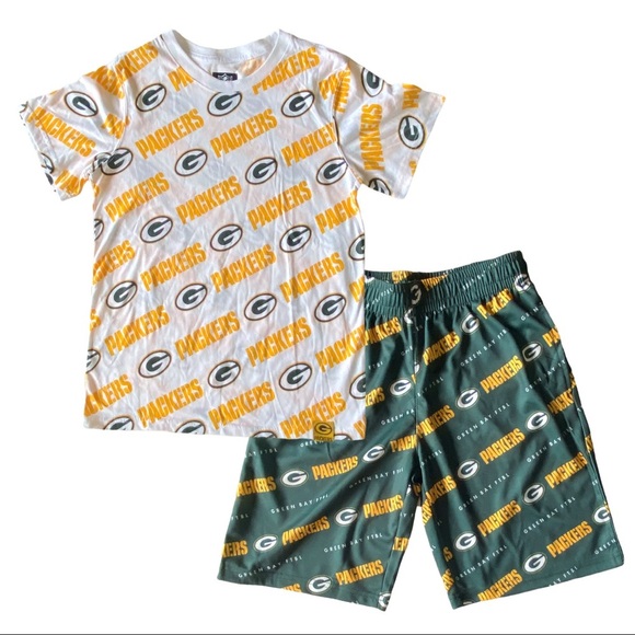 NWT Boys NFL Green Bay Packers Short Sleeve Graphic Tee Size Large - Picture 7 of 9